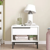 Chevet Liora design scandinave blanc et noir